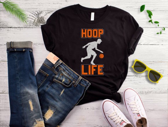 Basketball Graphic for Print Templates