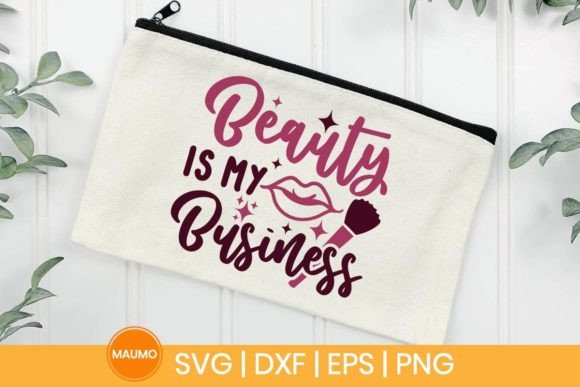 Beauty is My Business: A Graphic Design Asset for Print Templates