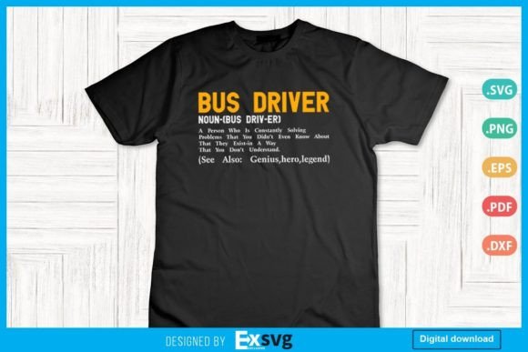 Bus Driver Funny Definition School Bus