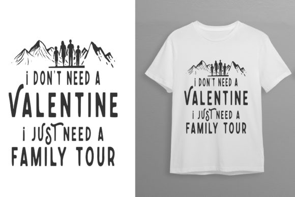 Family Tour Lover Valentine T-shirt