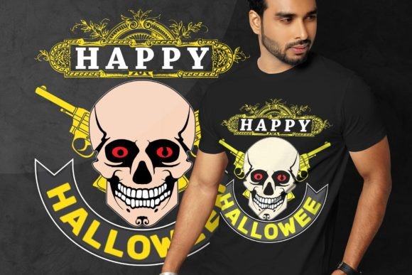 Happy Halloween Graphics for Print Templates