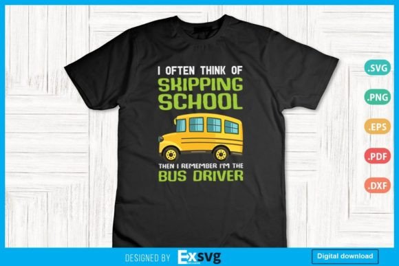 I Often Think of Skipping School Funny Graphics
