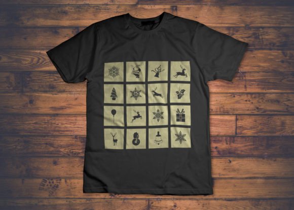 Merry Christmas TShirt Design V5.0: A Versatile Graphic for Seasonal Projects
