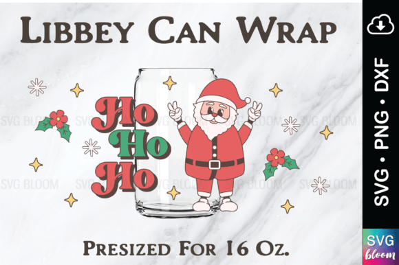 Retro Ho Ho Ho Santa Claus