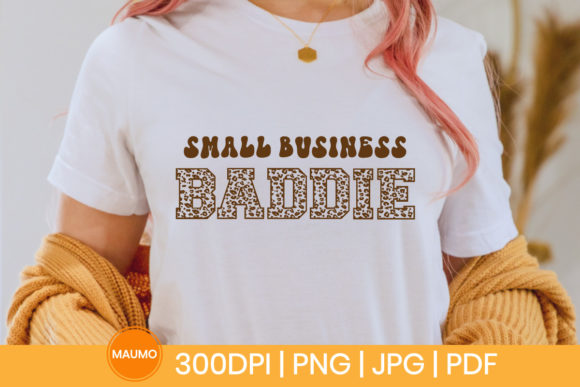 Small Business Baddie Sublimation Graphics for Print Templates