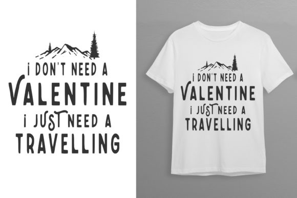 Travelling Lover Valentine Tshirt Design Graphics