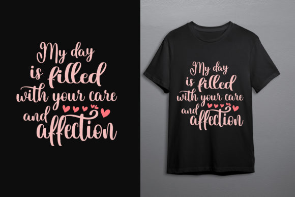 Valentine T-shirt Design for Print Templates and Graphics